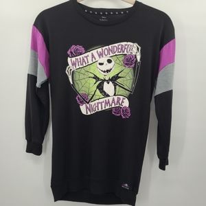 Disney Nightmare‎ Before Christmas Long Sleeve Shirt/Dress/Sleepwear Small 4-6